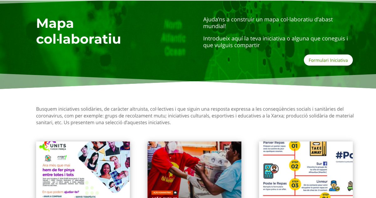 igopbcn's tweet photo. https://t.co/LlxSe4Y5WE reúne a 15 equipos d investigación de distintas partes del mundo (Italia, Portugal, España, México, Argentina). La web ha está disponible en 5 idiomas. Continuamos recopilando iniciativas, recursos y noticias sobre la solidaridad mundial frente al #covid19 https://t.co/AvMakkpY27
