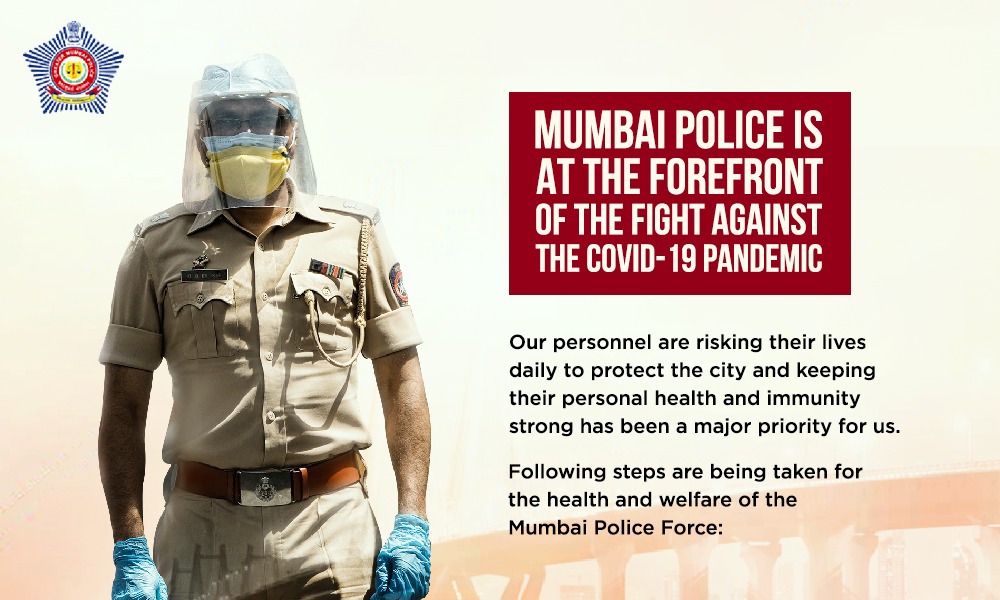 CPMumbaiPolice's tweet photo. .@MumbaiPolice is committed to taking care of those who are giving their all to safeguard the city. #TakingOnCorona https://t.co/DMLkAxvAnW