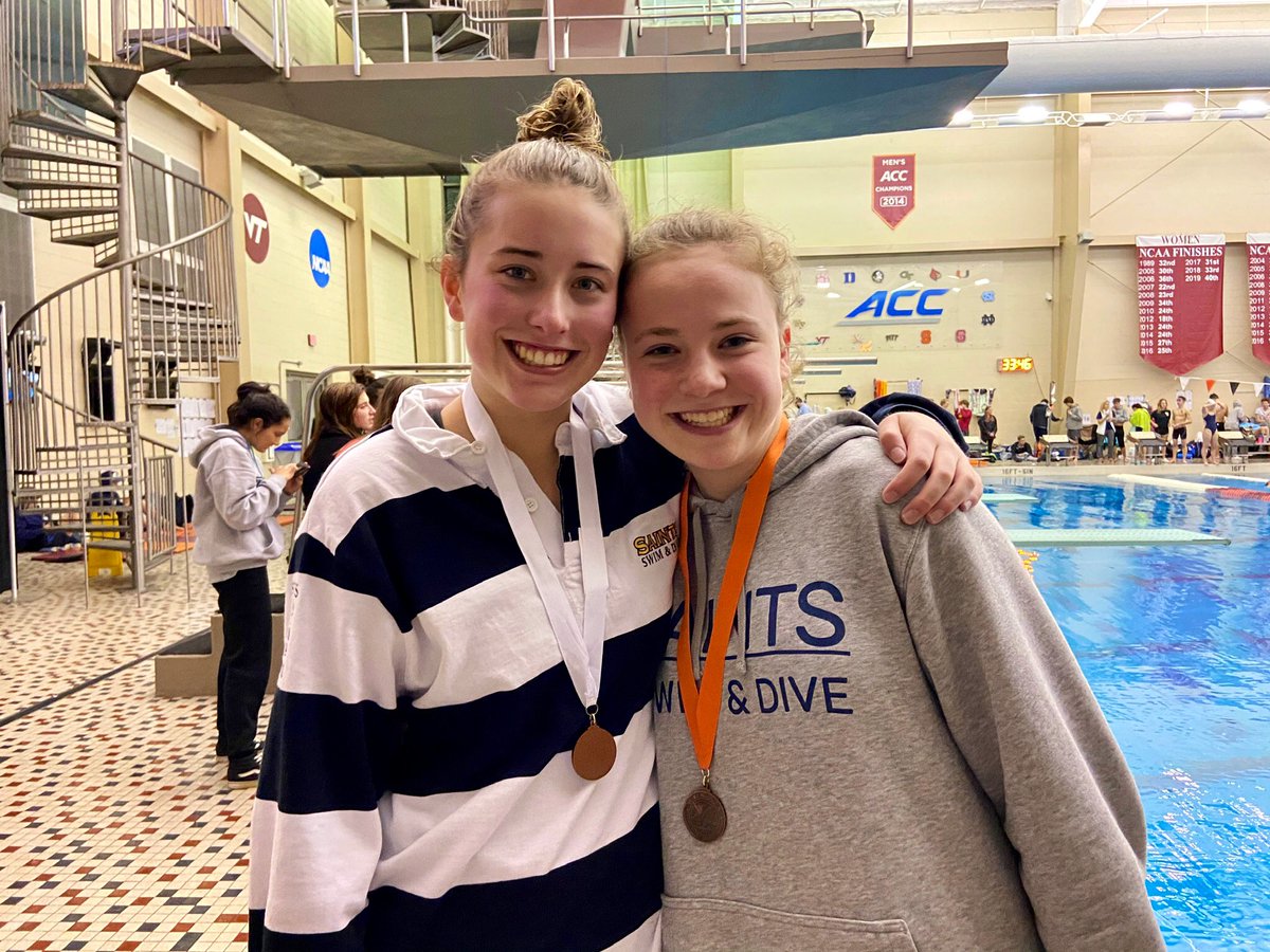 SCAthleticsRVA's tweet photo. Congratulations to diver Chandler Kerkam-named 2nd team All Metro. Holds St Catherine’s 6&amp;11 dive records. Helped lead Saints to 4 consecutive LIS championships &amp; 2 state titles. @StCatherinesRVA https://t.co/q5NxHpP1nK