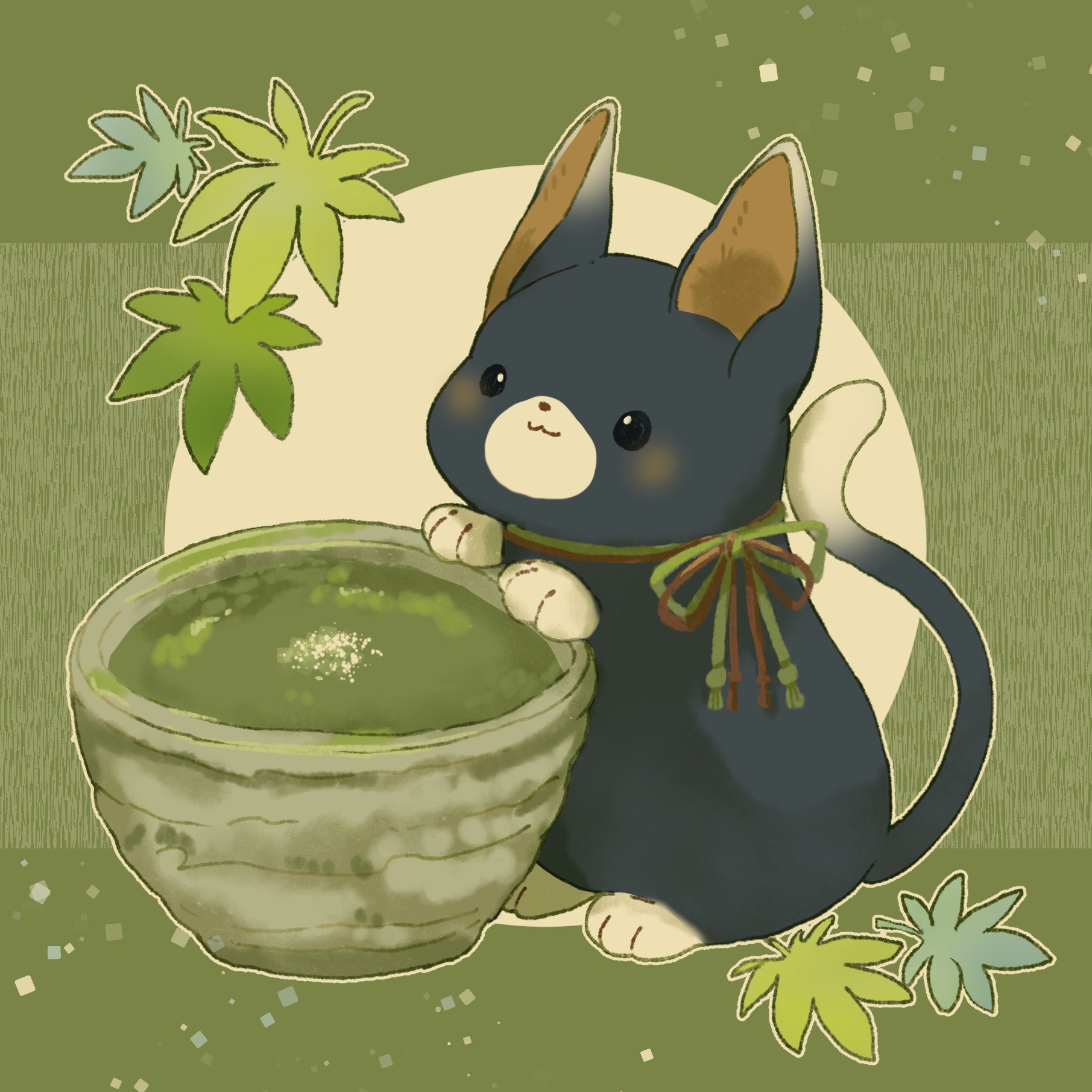 猫実 ちさ En Twitter お抹茶 猫 イラスト 抹茶 T Co Azlb8rsip5 Twitter