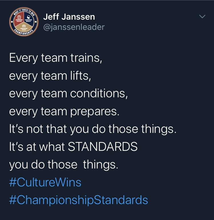 CFoundry's tweet photo. @janssenleader always comes through with a great word of the day. Today’s word is STANDARDS https://t.co/dcHClYxSwk