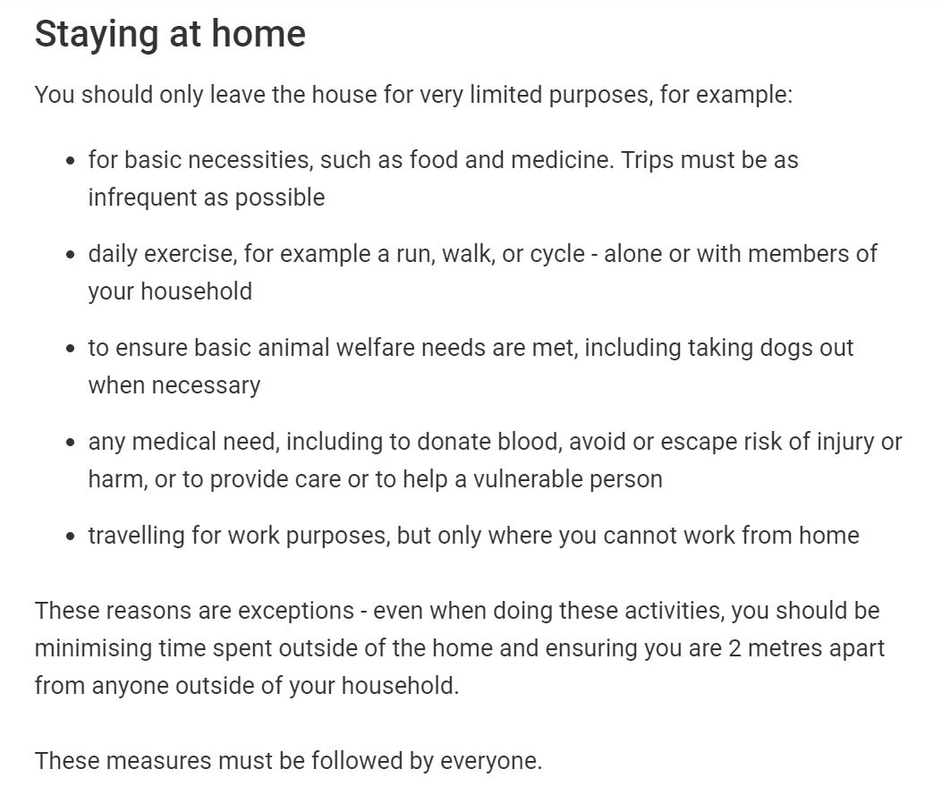 StirlingCouncil's tweet photo. The Scottish Government has issued rules on staying at home and exceptions of when it's okay to leave during #Coronavirus.

Taking the car out for a drive in the country or a walk in rural #Stirling is not one of them.

Heed the advice.

🔗https://t.co/6tyFh64I1j https://t.co/Xce1OP7jxO