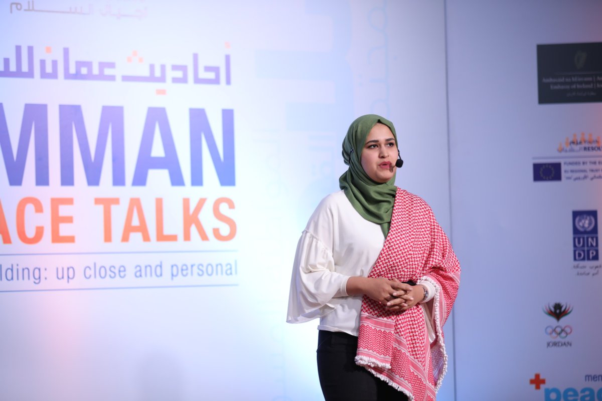 Gens_For_Peace's tweet photo. We're very proud to see GFP volunteer Remah from #Jordan 🇯🇴featured in @UNICEF's Voices of Youth blog! These young peacebuilders prove that youth play an essential role in promoting #peace &amp; preventing conflict in their communities.  

Read here 👉https://t.co/mzPyDWdzba https://t.co/F0eMDJSgH9