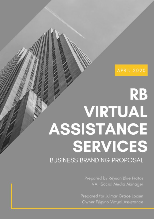 BlueReysan's tweet photo. Business #branding proposal done! Who will be the next?
#RBvirtualassistanceservices #socialmediamanager #freelancer #BrandingProposal https://t.co/VOAoIEBAbW