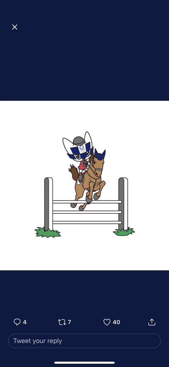 ParaTokyo's tweet photo. Look how great these @Tokyo2020 #Miratowa #equestrian art looks! (As well as pentathlon) which is your favourite? https://t.co/P9BPlE51Uq