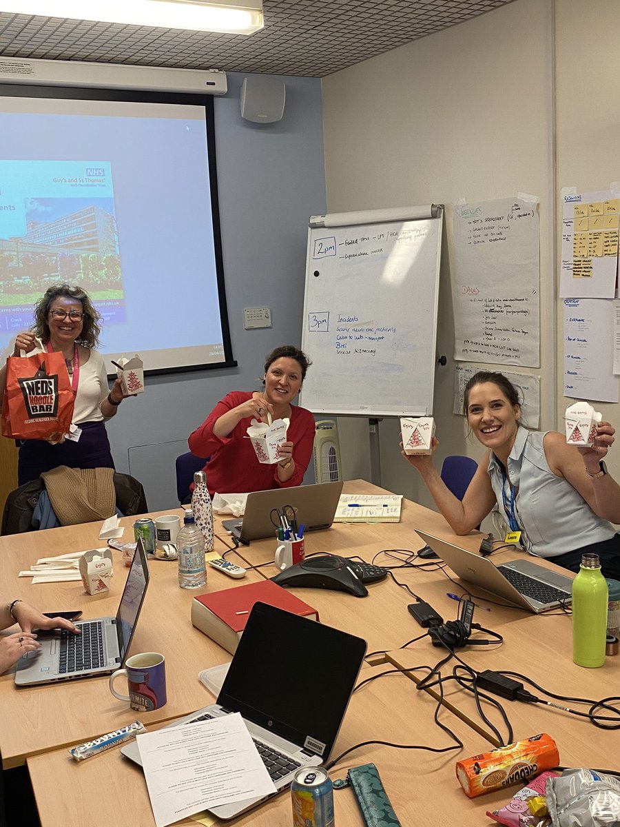 drcjhall's tweet photo. Working lunch with food courtesy of @NedsNoodleBar #nhs @GSTTnhs @GSTTanaesthesia @FionaNHS https://t.co/YwdWIWD9pM