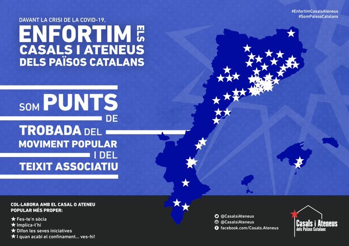 El Casal de Perpinyà (@casalperpinya) on Twitter photo Al Casal es troba l’AMAP ‘La Carxofa’, <a href="/OmniumCatNord/">Òmnium Catalunya Nord</a>, <a href="/Catalunya_Nord/">CatNord x independència Territorial de l'Assemblea</a>, el <a href="/JMFPerpinya/">Jove Moviment Feminista /Jeune Mouvement Féministe</a> i acollim Energie Citoyenne. També impulsem la recuperació de la Festa Major de Perpinyà (St Joan)
Els Casals som punts de trobada del moviment popular i associatiu! #EnfortimCasalsAteneus Al Casal es troba l’AMAP ‘La Carxofa’, <a href="/OmniumCatNord/">Òmnium Catalunya Nord</a>, <a href="/Catalunya_Nord/">CatNord x independència Territorial de l'Assemblea</a>, el <a href="/JMFPerpinya/">Jove Moviment Feminista /Jeune Mouvement Féministe</a> i acollim Energie Citoyenne. També impulsem la recuperació de la Festa Major de Perpinyà (St Joan)
Els Casals som punts de trobada del moviment popular i associatiu! #EnfortimCasalsAteneus