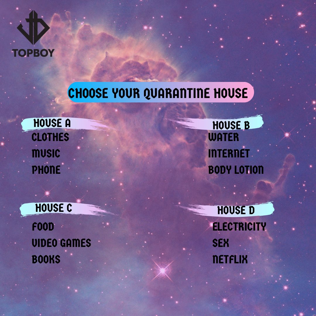 TheTopBoyFirm's tweet image. In this quarantine, you’re stuck in a house with unlimited supplies. Which of the houses would you pick? 

rt so others can partake in this too🥺👉🏾👈🏾