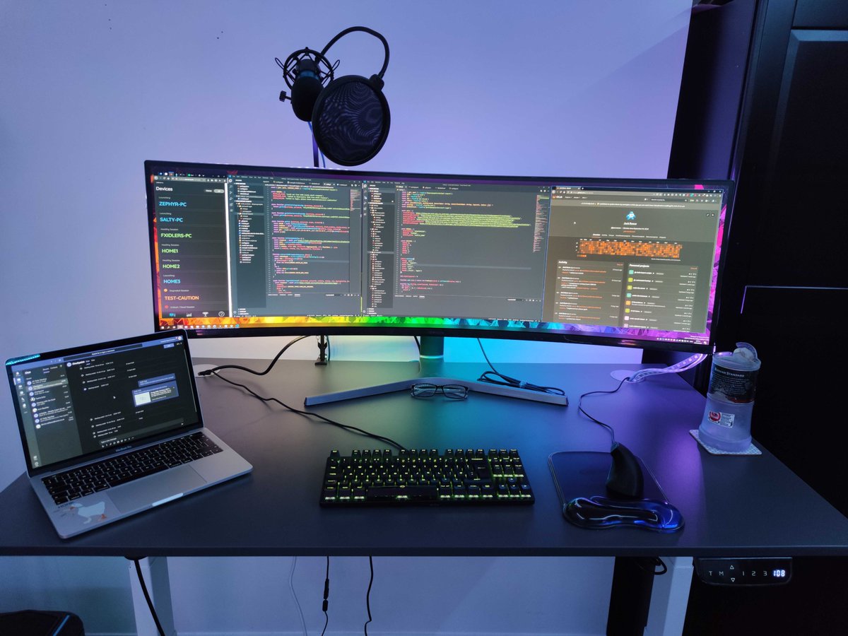 Our Developers are taking #WFH very seriously. Jack Reeve who is a member of our Digital Delivery Academy has bought himself a new standing desk!