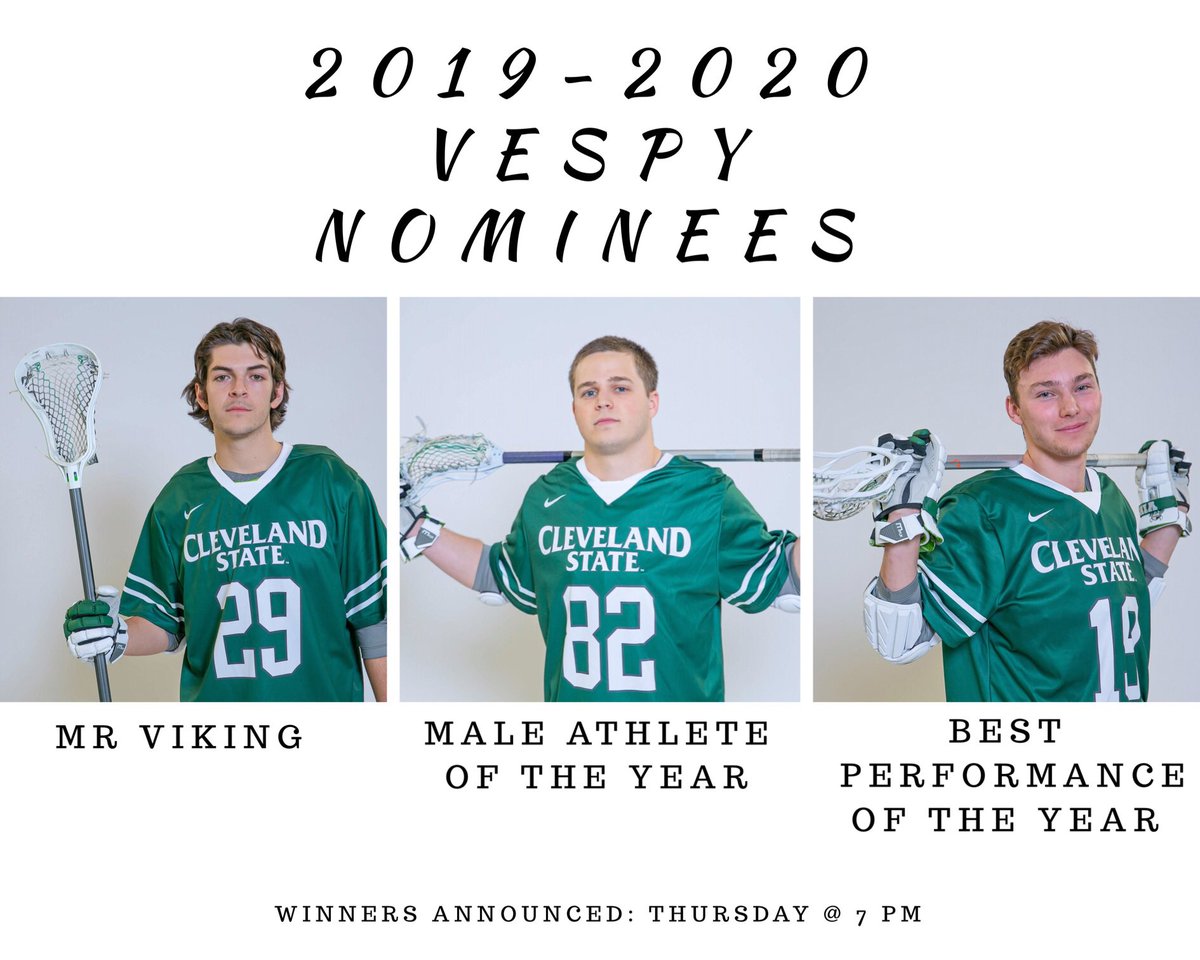 Congrats to these three who are all VESPY Nominees:

• Mr Viking: Isaac Atencio
• Male Athlete of Year: Danny Tesler
• Performance of Year: Tristan Hanna 
• The team is also nominated for “Moment of the Year” for the OT winner vs AF!

#TeammateTuesday | #VESPYs | #govikes