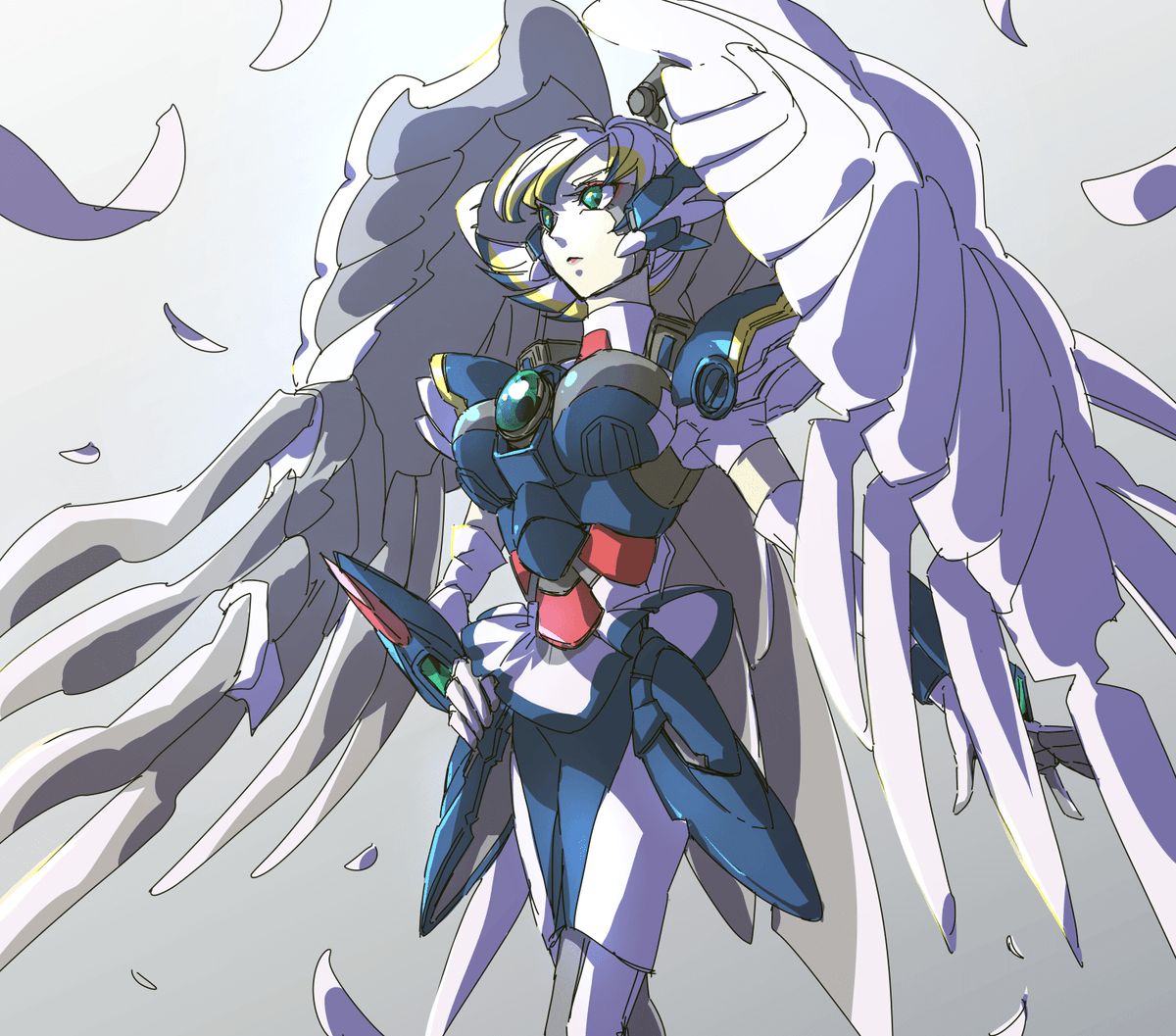 A scribble for @DTZ1200WG's Wing Zero. I know that the current