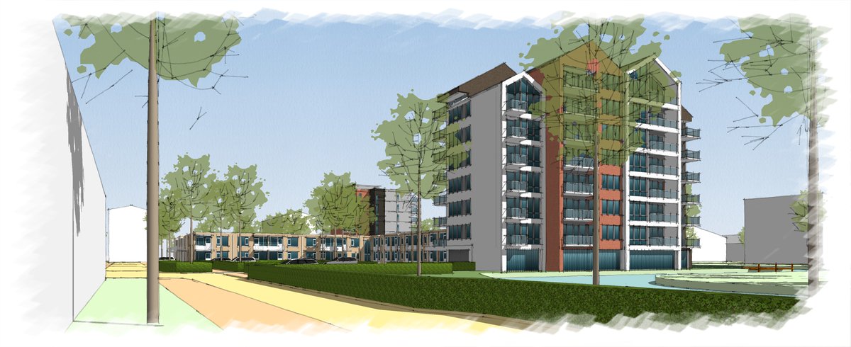 De nieuwe woontoren bij de #Amandelbloesem in #Wormerveer wordt gebouwd door #Ooijevaar uit Alkmaar. Afgelopen vrijdag werd het contract getekend. <a href="/BBHDarchitecten/">BBHD architecten</a> <a href="/GemZaanstad/">Gemeente Zaanstad</a>  #paulvlaar #seniorenwoningen