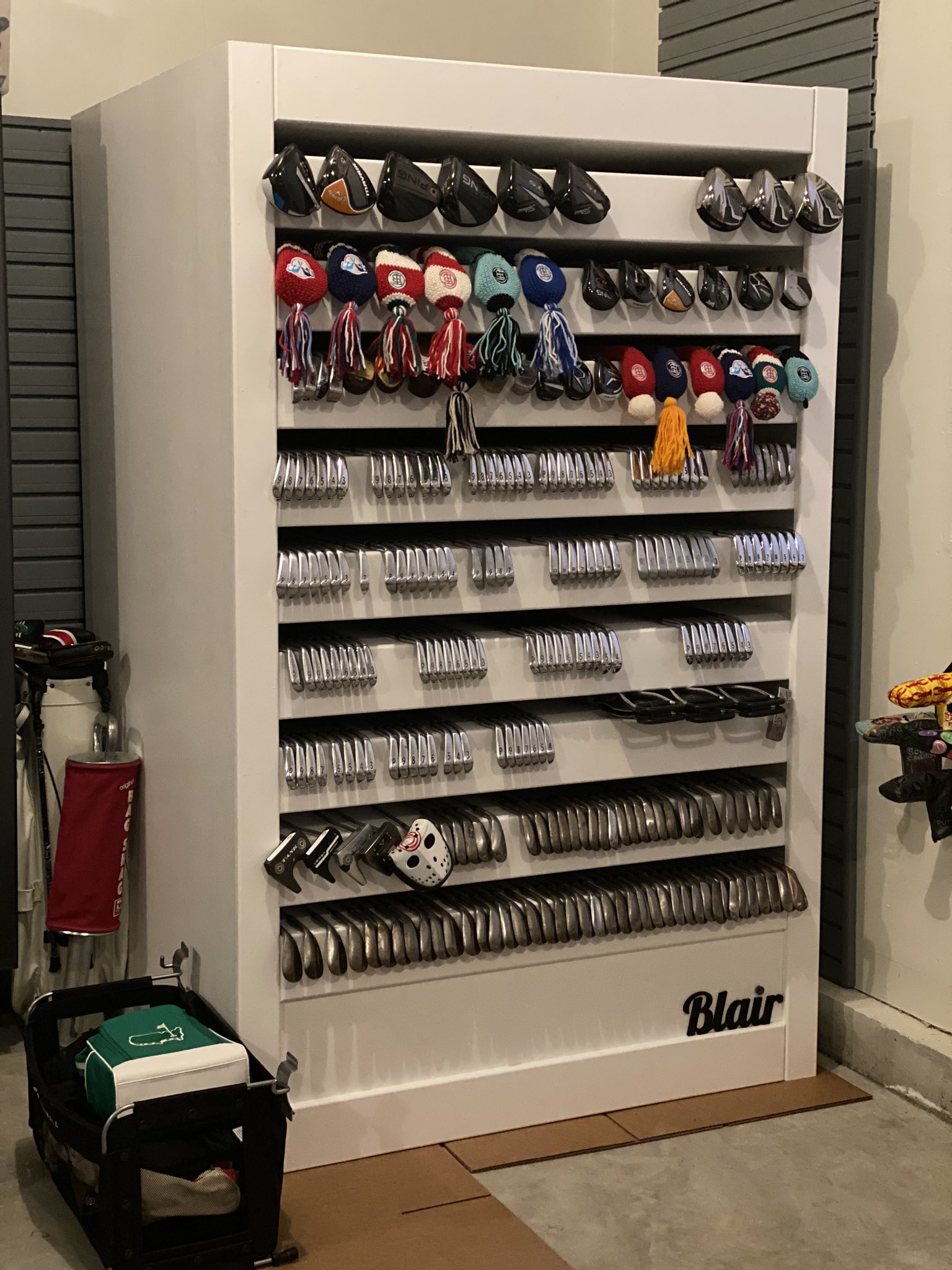 Zac Blair on Twitter "New club rack turned out amazing! So nice to