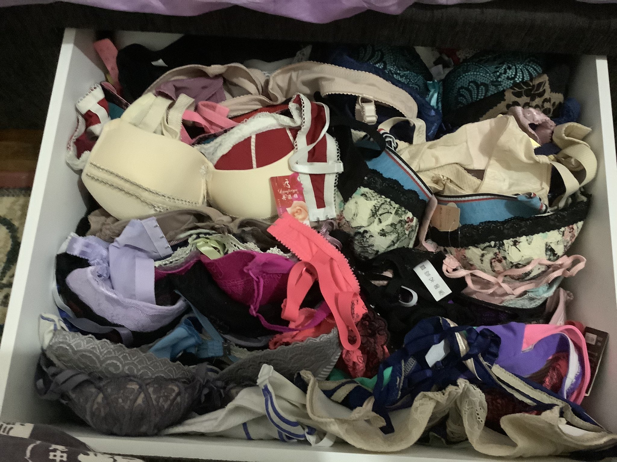 XGonnaTakeItFromYa on X: #coronavirus getting tiring  #StayAtHomeAndStaySafe #StayWithATEEZ. So here's my underwear drawer cause  i' m bored. #bra #ufo2020 #2020WasFunUntil #LebanonProtests   / X