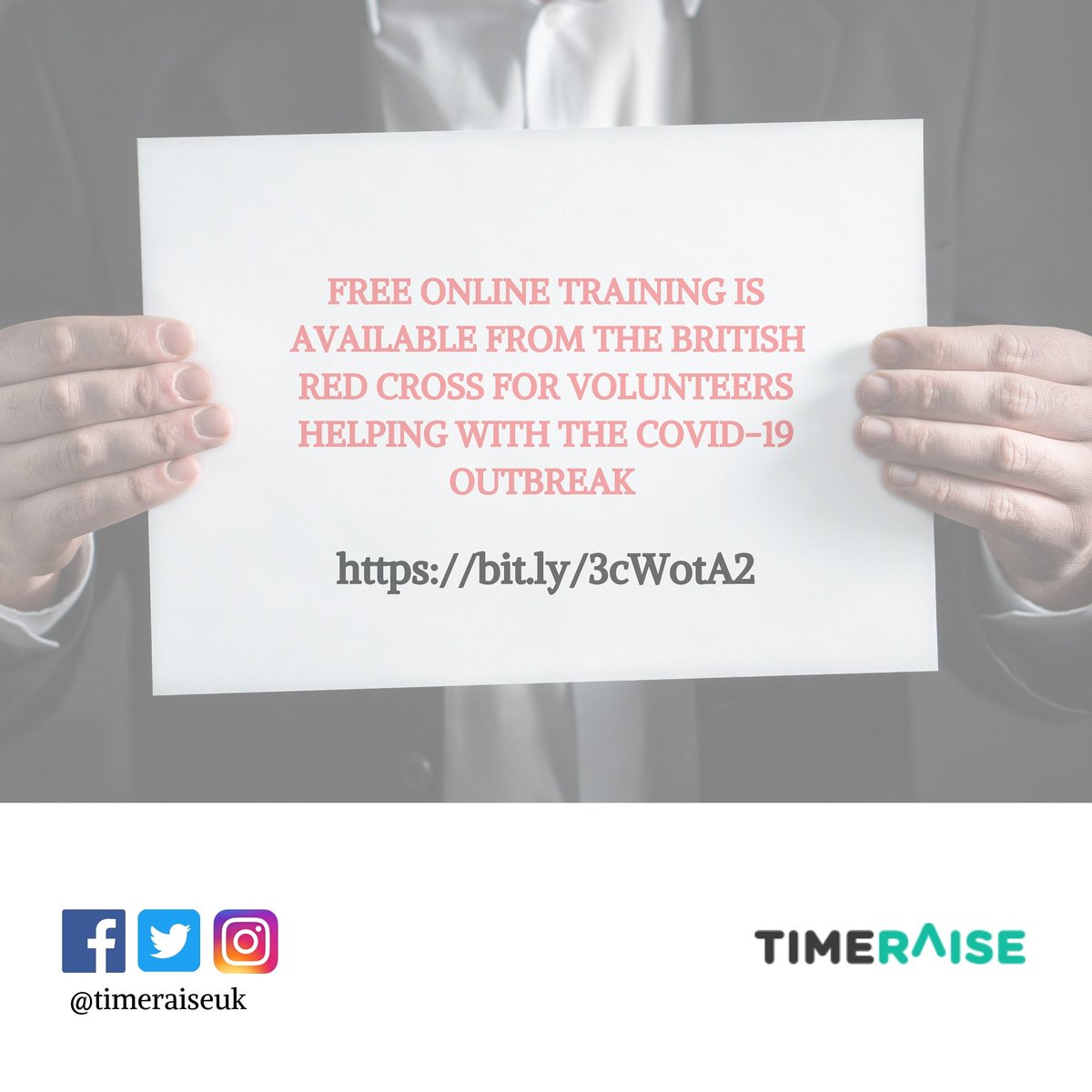 The <a href="/BritishRedCross/">British Red Cross 🧡</a> have created free online training for any volunteers providing support with the coronovirus outbreak, such as shopping helpers.

bit.ly/3cWotA2

#COVID19 #coronavirus #volunteersagainstcovid19