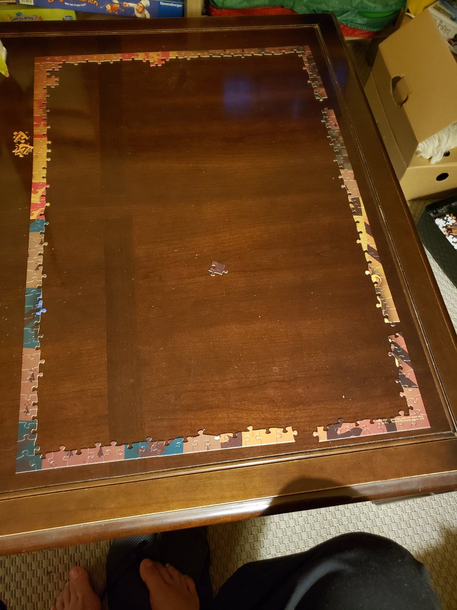 OgdenHPE's tweet photo. @TDSB_Ogden Bibi and I finished our 1000 piece puzzle! We started at the beginning of quarantine. Learning comes in many forms. Doing a #puzzle teaches perseverance and focus. Engaging in activities away from your device is good for your #mentalhealth https://t.co/10ewTtyDKS