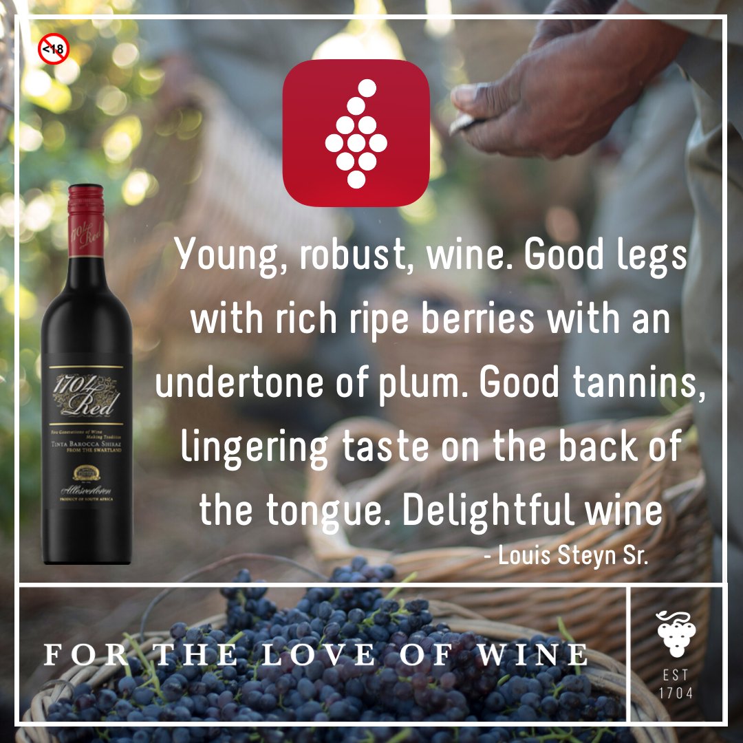 A favourite among many and a guaranteed crowd-pleaser. Our 1704 Red Blend is perfect for those colder autumn evenings in front of the fire. #AllesverlorenWine #ForTheLoveOfWine