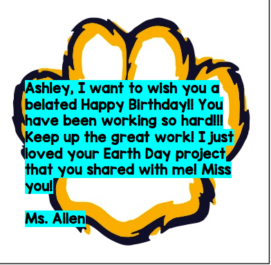 Clare & Monte (@claremonte_ftps) on Twitter photo Todays Cougar Call Outs go to three students in Ms. Allen's first grade class!
#CESVirtualCoolCats <a href="/kallenFTPS_CES/">Mrs. Wojciechowski</a> <a href="/CES_FTPSchools/">Nicole Sury Bevere</a> @RizkallaVP_FTPS <a href="/NAT_FTPSchools/">Nikkii Tatum</a> Todays Cougar Call Outs go to three students in Ms. Allen's first grade class!
#CESVirtualCoolCats <a href="/kallenFTPS_CES/">Mrs. Wojciechowski</a> <a href="/CES_FTPSchools/">Nicole Sury Bevere</a> @RizkallaVP_FTPS <a href="/NAT_FTPSchools/">Nikkii Tatum</a>
