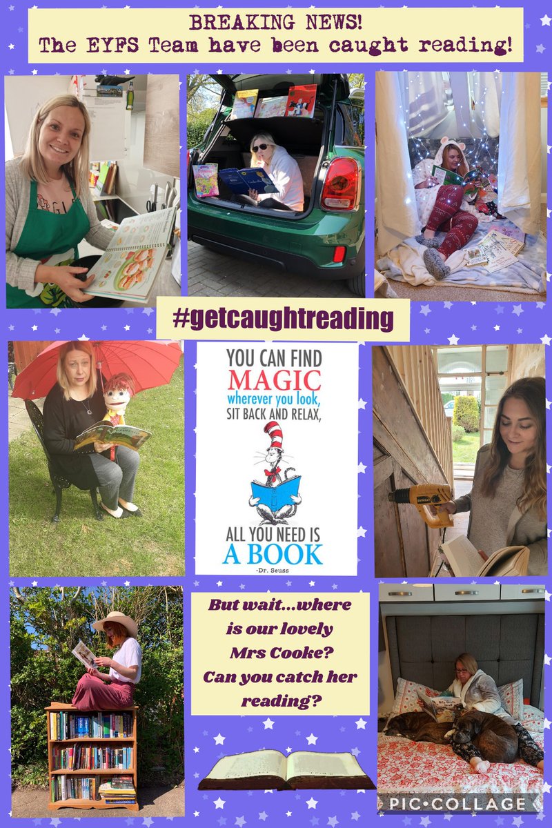 LonghillPrimary's tweet image. Team Longhill - we challenge you! Staff, parents and children can you #getcaughtreading? Please share any photos on Twitter @LonghillPrimary. Where will your next book take you? We can't wait to see! #LPSHull #EYFSReading #getcaughtreading #StayHomeSaveLives