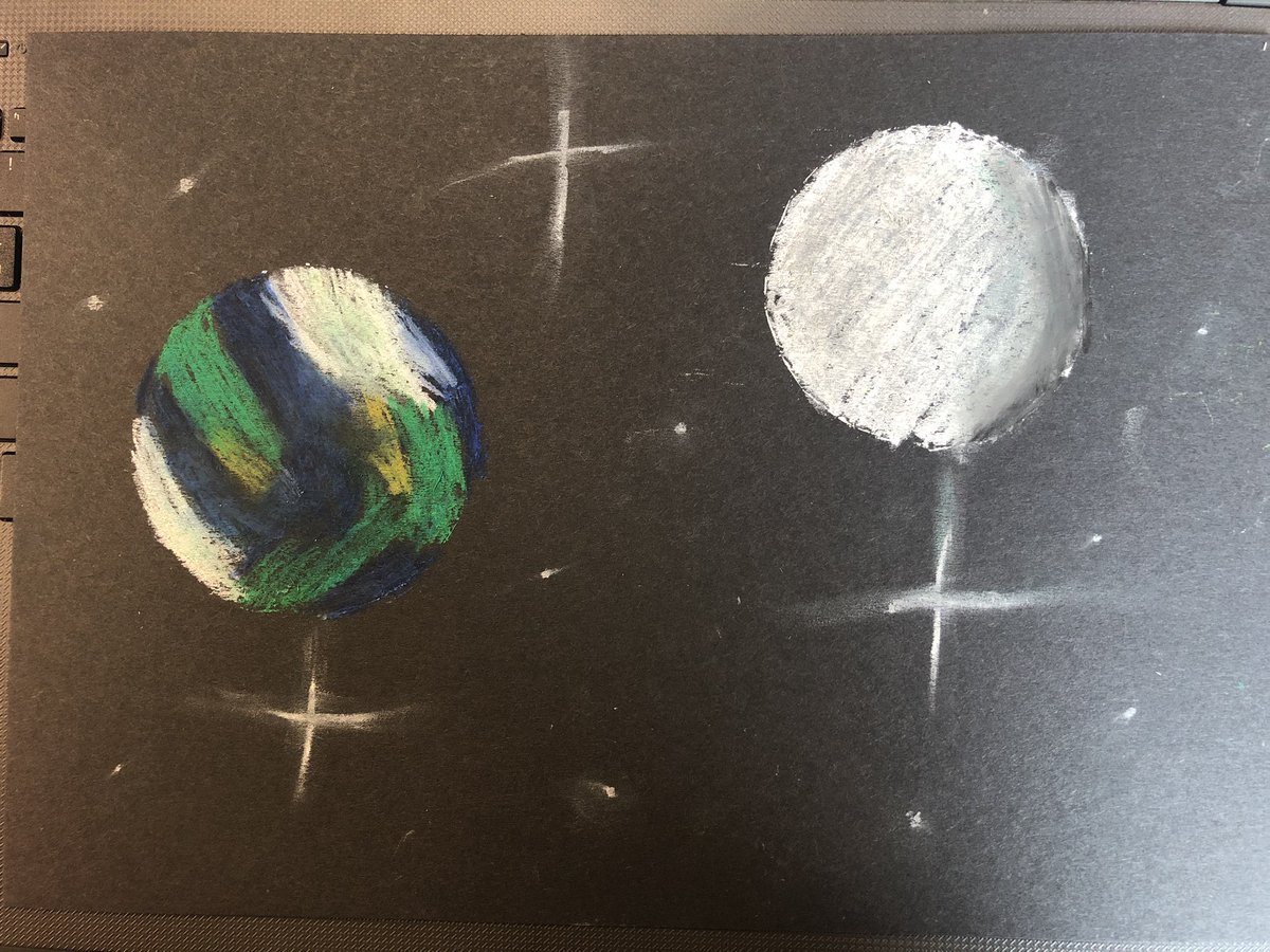 miss_marshall2's tweet photo. @artjohnmayson thanks for your great space art lesson. Myself and the key worker children in school really enjoyed ourselves and learnt some great new skills 😁😁 https://t.co/BU1jKKWsO2
