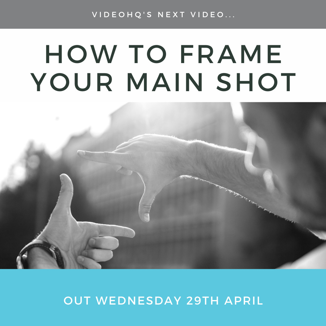 Tomorrow's video will look at how to frame your main shot properly for your business videos.

It covers where you position your chair; what height your camera should be at; and how close you should be to the camera.

The video will go live at 10:15am, so check it out!

#video