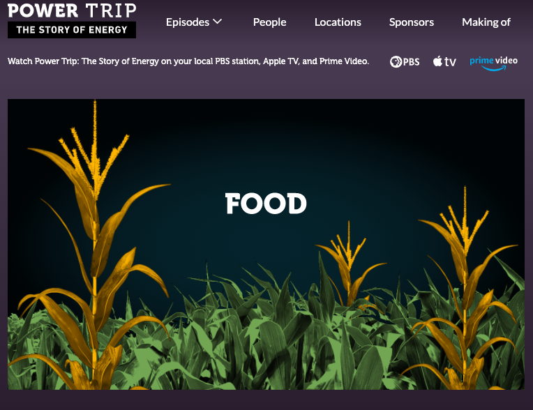 Last night was episode #2 of The <a href="/PowerTripShow/">PowerTripShow</a> based on <a href="/MichaelEWebber/">Michael E. Webber</a>'s new book on <a href="/PBS/">PBS</a>. If we re-think the energy of food, we can feed a lot more people using less energy/water per person. Yes, we will get our cake and get it eat it too. Find it here: bit.ly/PowerTripKopse…