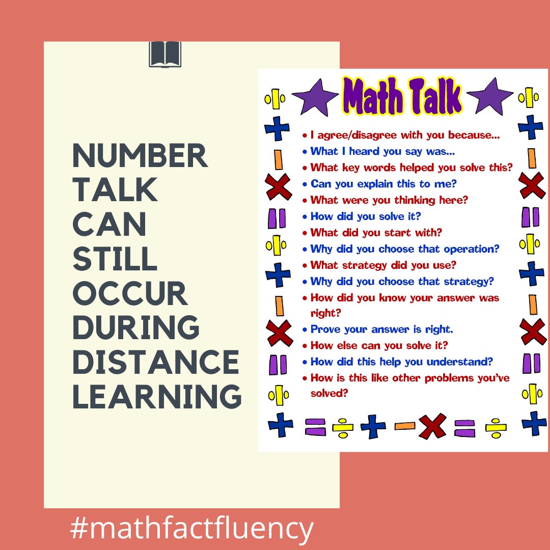 mathcoachpa's tweet photo. Continue mathematical discourse from home. 
#NCTM100 #mathfactfluency
@JBayWilliams https://t.co/jk0J5NI5vR