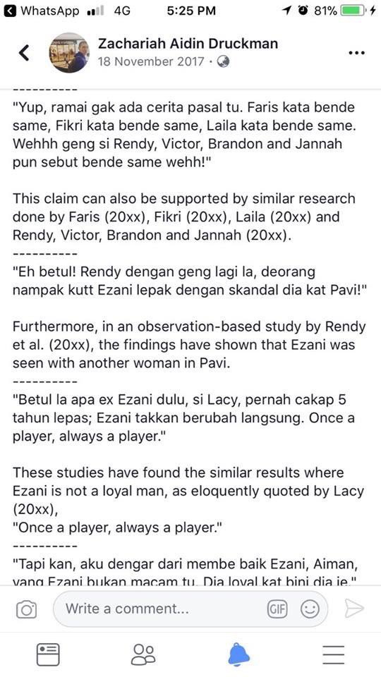 aaizatnizam's tweet photo. LITERATURE REVIEW - antara part yang paling seksa nak buat time thesis fyp degree dulu. Tapi nampak Sir Zac ni buat macam senang je haha. Bak kata beliau "writing a literature review is just like gossip!". 😂😂😂 https://t.co/fGiEcL8gLM