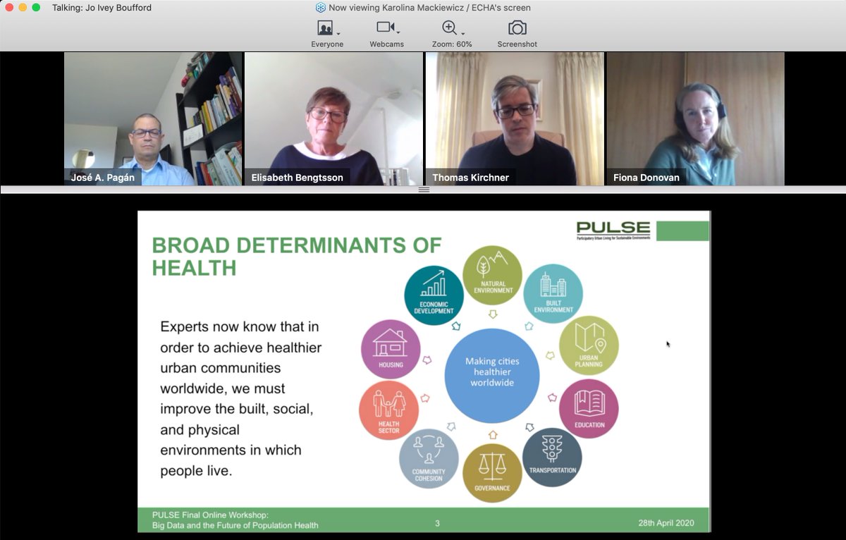 PulseProjectEU1's tweet image. 📣The Panel Discussion just started! 

José Pagán,@nyupublichealth, is moderating a group of #PublicHealth experts from EU🇪🇺and US 🇺🇸.

 If you want to know how technologies will help #cities during &amp;amp; beyond #COVID19 you can still JOIN US!

➡️register.gotowebinar.com/register/47369…

#HiAP