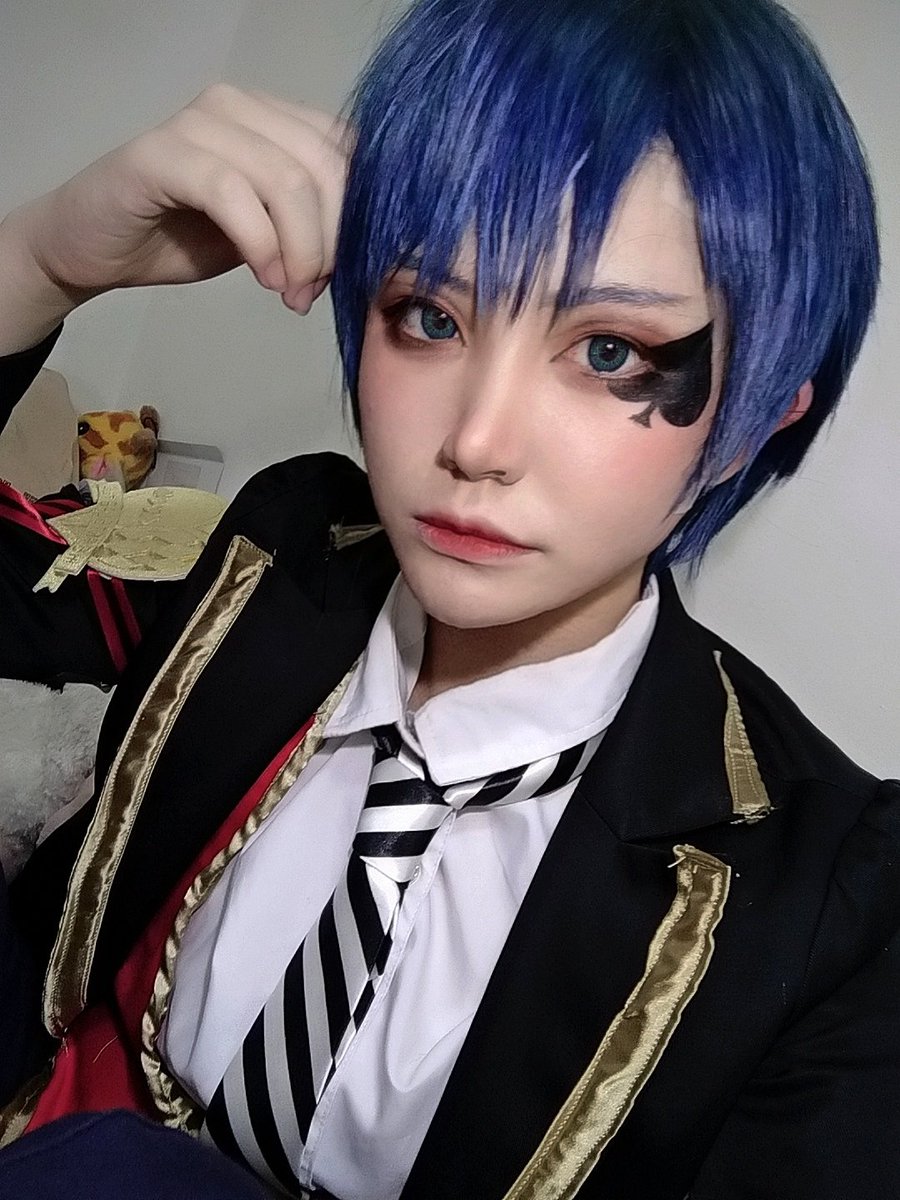 ツイステッドワンダーランド デューススペード コスプレ ウィッグ ツイステッドワンダーランド ツイステ デュース・スペード