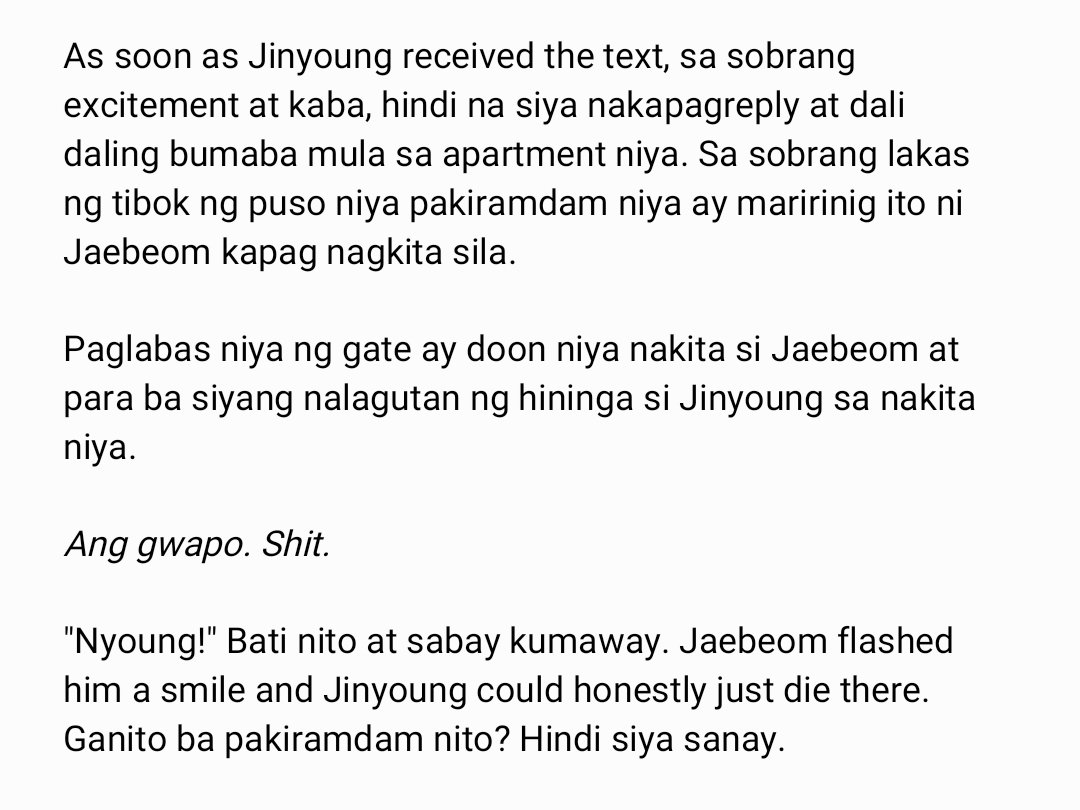 103. narrations ahead, please pakibasa since i wanted to make the "date" more evident hehe, para makita niyo rin how it develops rin.