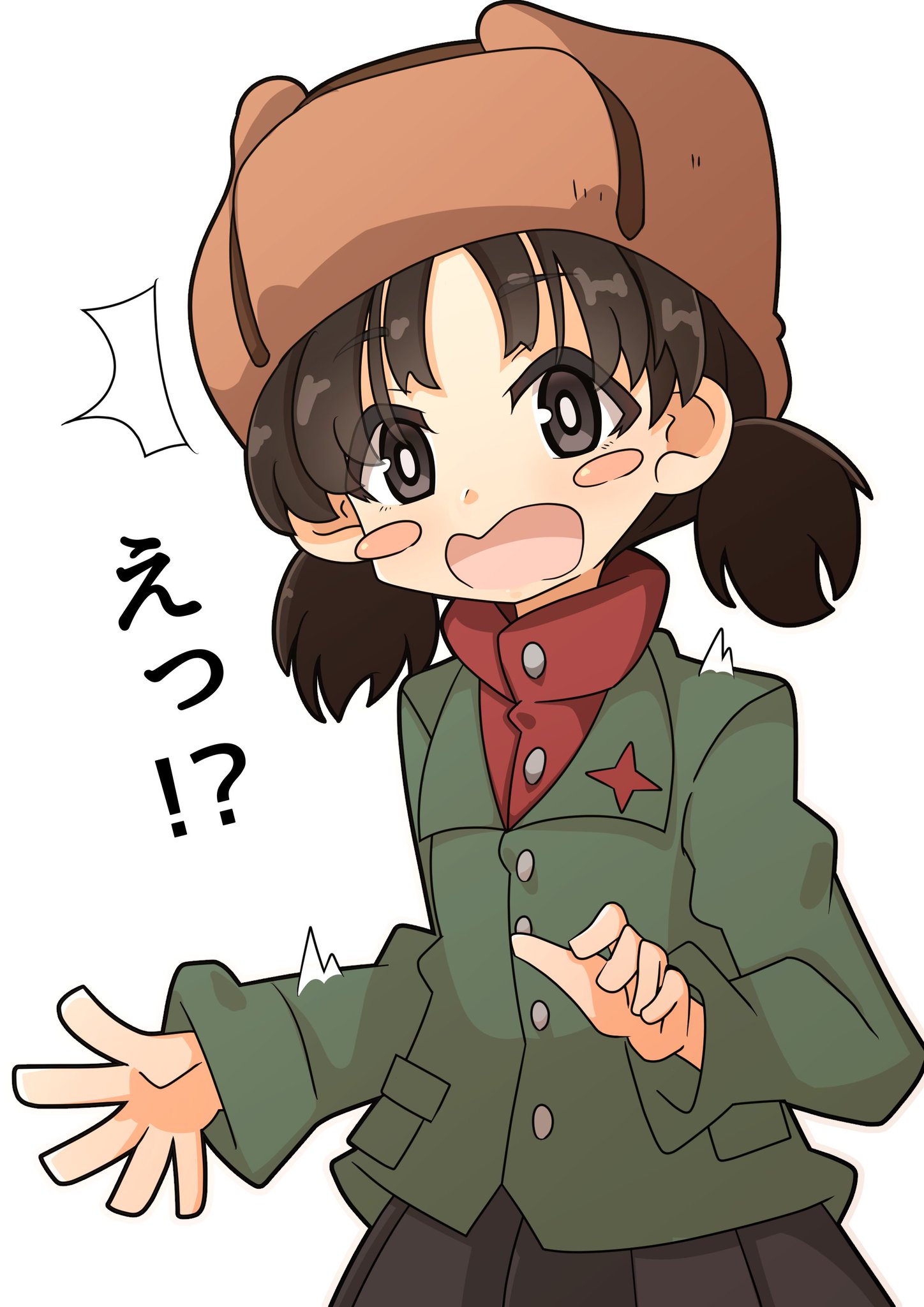 Rico Twitterren お題箱 ガールズアンドパンツァー の ニーナ を描いてみました Ricoのお題箱はこちらです T Co Qlsb7anbst