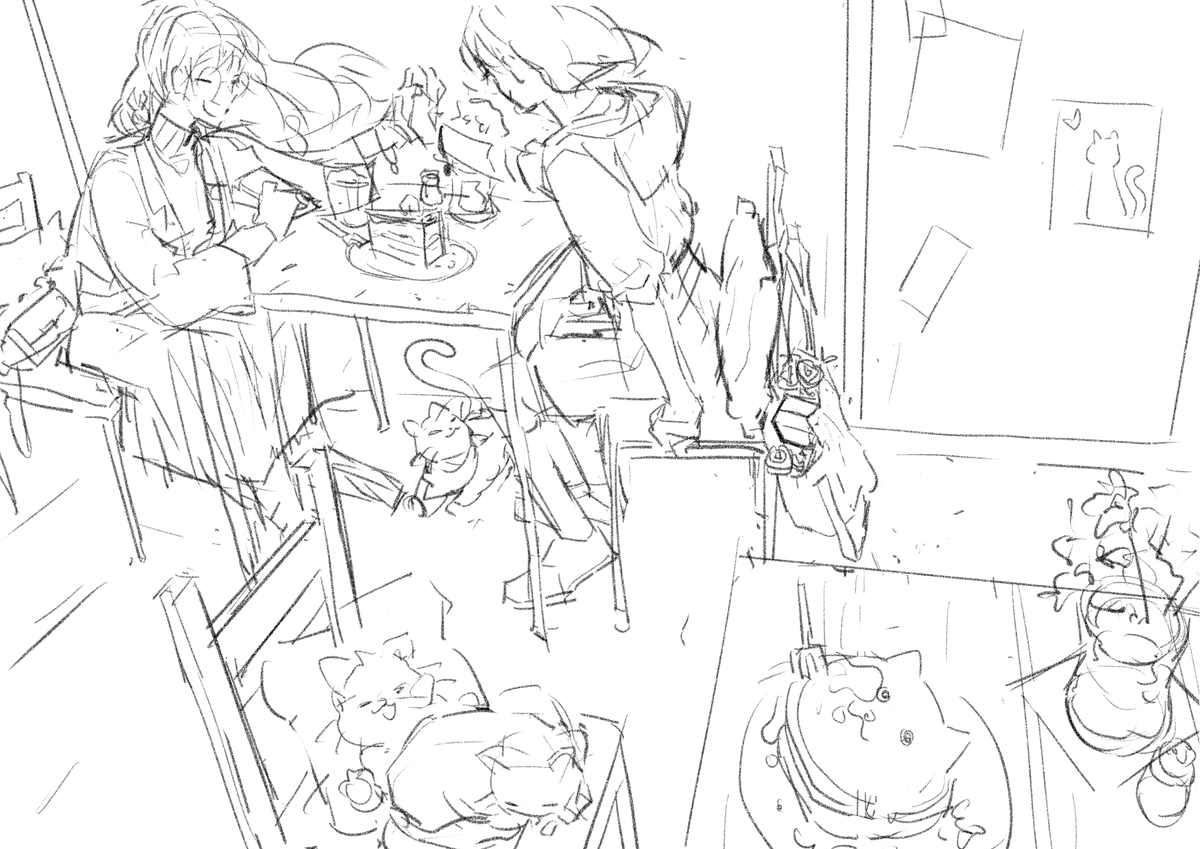 some recent perspective wips!! 