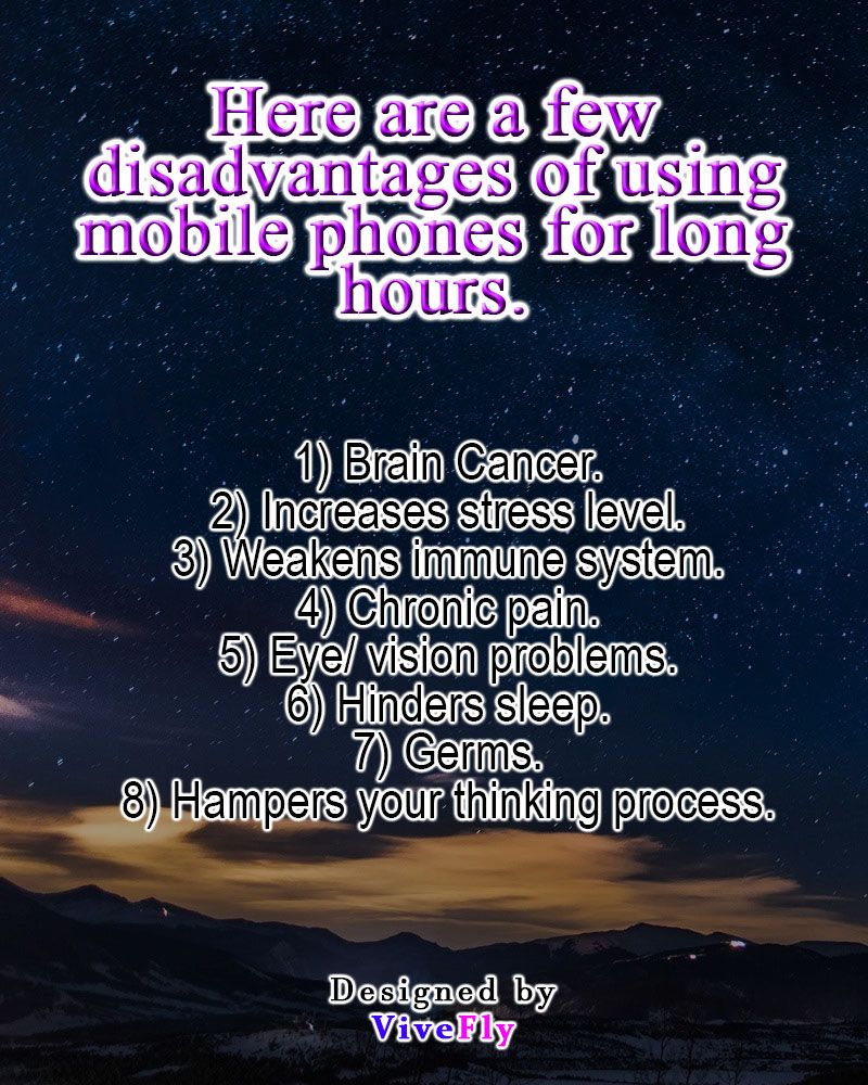 Here are a few disadvantages of using mobile phones for long hours.
.
.
.
.
.
.
.
#facts #knowledge #didyouknow #truth #factknowledge #follow #factsdaily #instagood #realtalk #interestingfacts #like #funfacts #truefacts #generalknowledge #realtalk #ViveflyTuesdayTunes