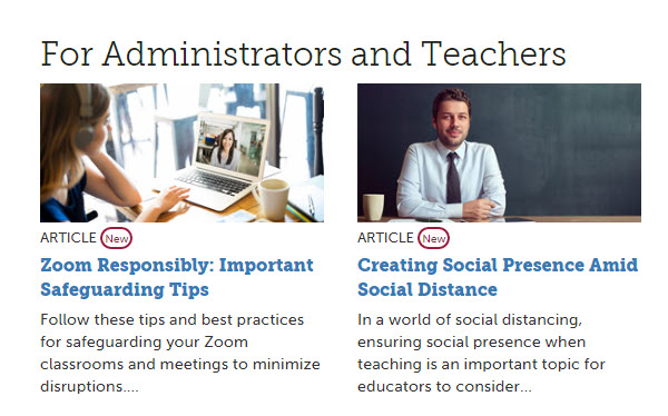 FLVS's tweet photo. We've added new content to our Online Learning 101 resource page! Look for the "new" icon by recent articles: https://t.co/eZA0QY0ucb.

#educationresources #onlinelearning #coronavirusedu #edchat https://t.co/vW3Zm6ctmn