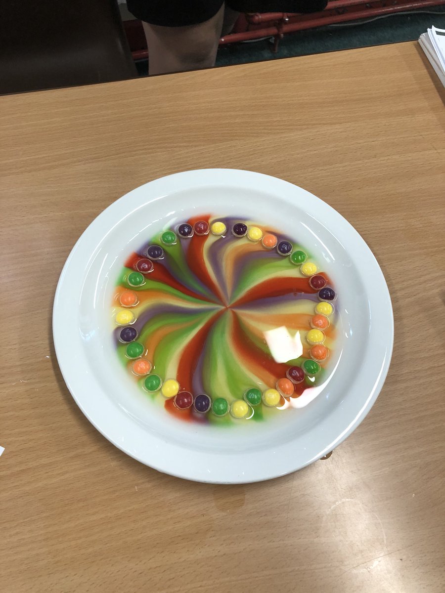 MissRowe8's tweet photo. Our children really enjoyed our science experiment today - Scrumptious skittles! 😍NHS @MissRowe8 @LouiseGalv @NorthManorAcad @VicAcademies https://t.co/NULFb7xdI5