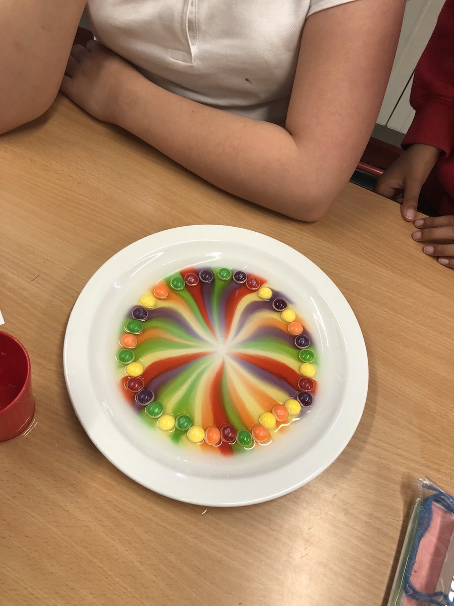 Our children really enjoyed our science experiment today - Scrumptious skittles! 😍NHS <a href="/MissRowe8/">Lindsey Rowe</a> @LouiseGalv <a href="/NorthManorAcad/">Northfield Manor Academy</a> <a href="/VicAcademies/">Victoria Academies Trust</a>