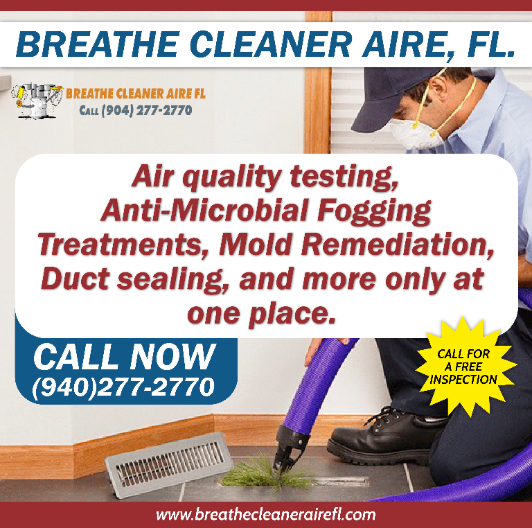 CleanerAireFL's tweet photo. What we are offering? Air quality testing, Anti-Microbial Fogging Treatments, Mold Remediation, Duct sealing, and more only at one place. Just visit: https://t.co/FOESmfbZWN
#Airductcleaning #breathe cleaner #homeallergic #breathingdifficultie #pureair #health #FoggingTreatments https://t.co/IohHbw1M28