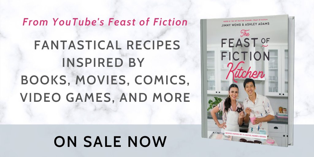 Happy Pub Day to THE FEAST OF FICTION KITCHEN with 55 recipes to inspire a pop culture dinner party, fun night at home or an evening on the couch thinking about what you could be cooking!​

feastoffiction.com