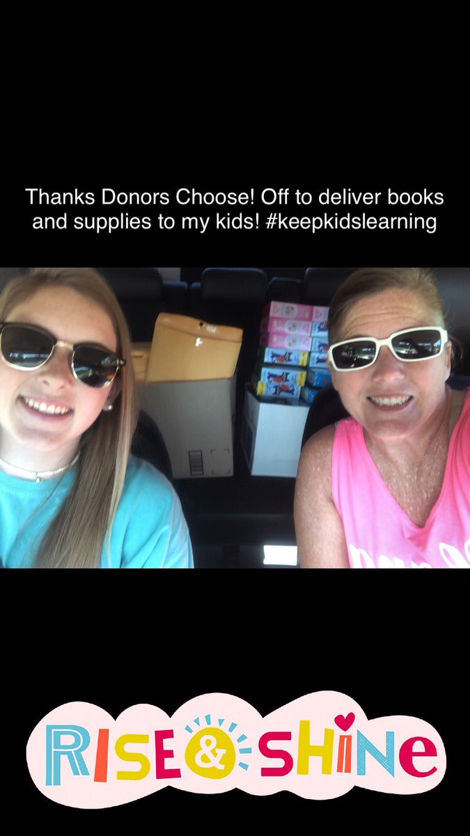 Thanks <a href="/DonorsChoose/">DonorsChoose</a> for the Education Voucher to #KeepKidsLearning We are off to deliver supplies this morning! #mrsburrellskids #iammcpss