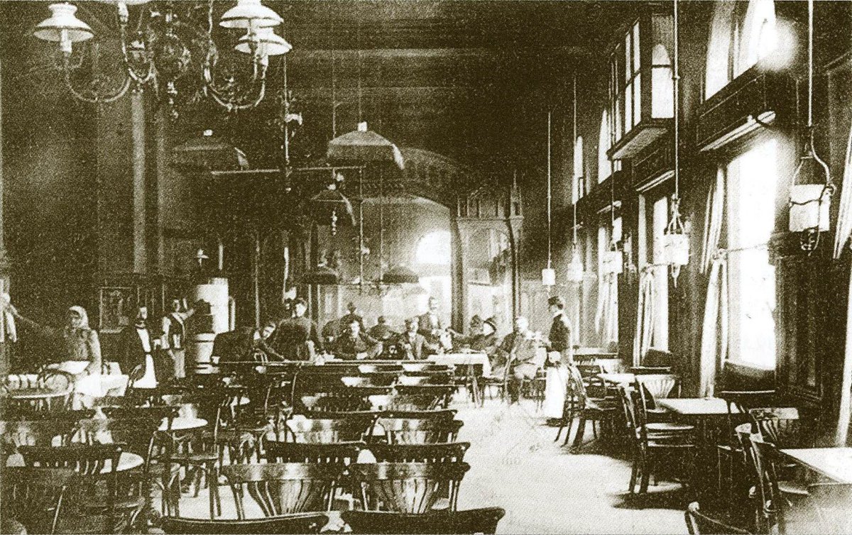 jatustein's tweet photo. The Hermann Café on the ground floor of the
Casino of Kőbánya around 1910.
#Budapest #Magyarország #Hungary #c1900 #photo #vintage https://t.co/xMy1KkeQjP