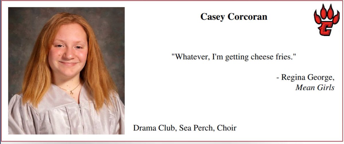 ASCSDE's tweet photo. All Saints Catholic School is proud of and loves Casey Corcoran! #ascsde #allsaints #allsaintsde #allsaintsstrong #delaware #8thgradegraduate #classof2020 #catholicschool, #conradredwolves, #redclayschools https://t.co/LdS2LpMIL2