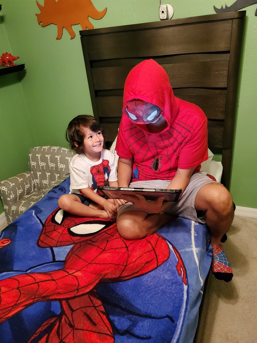 MrsMookEES's tweet photo. My "spidey senses" 🕷🕸 are tingling today! #SuperheroDay #CCPSproud #TheMooks @collierschools @EESpanthers Mrs. Mook's secret super powers are teaching and growing a human! 😜 https://t.co/ySZH7Jeu4O
