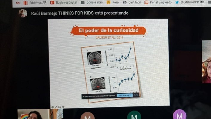 EdelvivesPRO's tweet photo. Fantástico encuentro esta mañana entre las maestras del CEIP Cortes de Cádiz, de Madrid, con nuestro autor Raúl Bermejo @thinksforkids, reflexionando sobre #Creatividad en   #EducaciónInfantil y conociendo los recursos de #CroquetaEdelvives. Gracias a todos!!👏👏👏👏👏 https://t.co/gb38r5qa1g