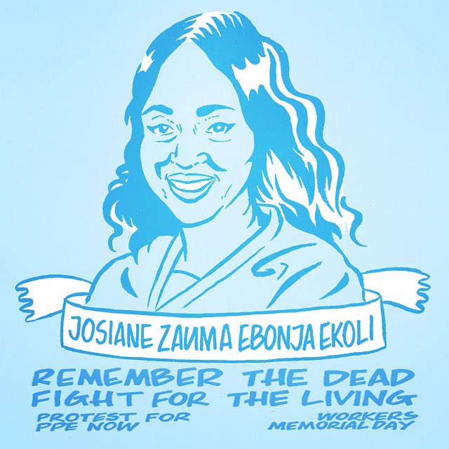 RIP Josiane Zauma Ebonja Ekoli, agency nurse at Harrogate District Hospital in North Yorkshire

#portraitinblue #PPEfortheNHS #inmemoriam #wedemandppenow #ppe #nhs #savethenhs #protectthenhs #nhsheroes #covid19 #clapforthenhs #ppenow #peoplebeforeprofit #iwmd20 #neverforgotten