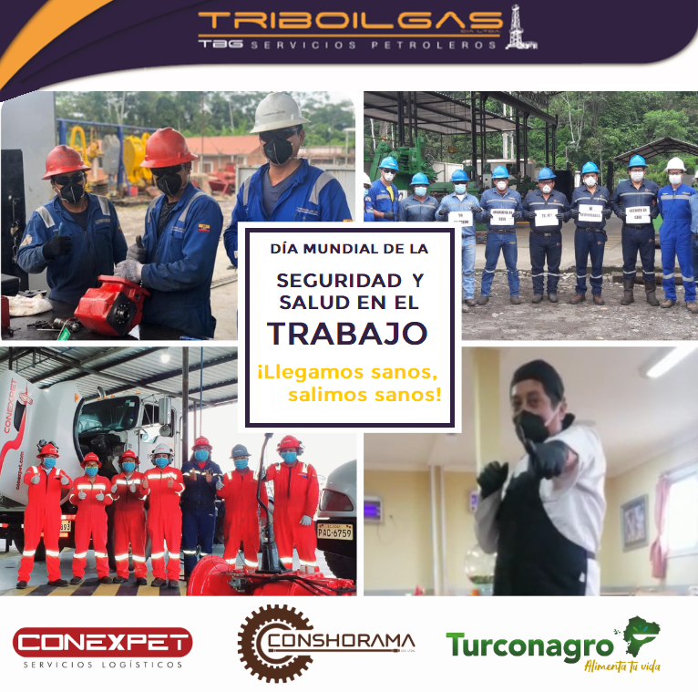 🇪🇨Hoy celebramos el #DíaMundialdelaSeguridadySaludenelTrabajo🇪🇨

Agradecemos infinitamente a todos los que trabajan día a día por nuestra protección y cuidado.

Luchemos por su protección como ellos luchan por nosotros.

#OrgullosamenteEcuatorianos #LlegamosSanosSalimosSanos