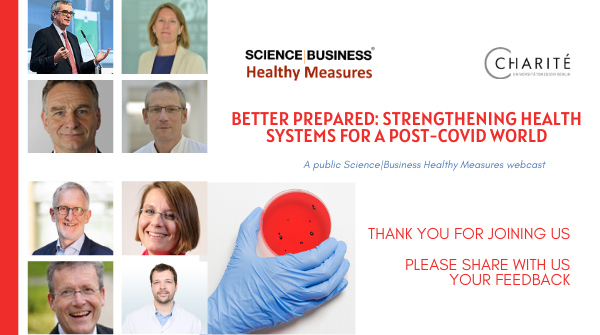 ScibusHealth's tweet photo. A very rich discussion in today’s #SBhealth webcast. Thank you for joining us for this discussion surrounding preparing for a post-#COVID19 world. If you enjoyed the discussions or have any feedback please fill out this survey here 👉 https://t.co/kkwrvw6hlF
 
Thank you! https://t.co/ClqFQ84X5O