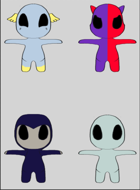 GIDYGames's tweet photo. Some new character redesigns from our Art and Character Designer for #DeathThroes. Each one of these cute characters will play a certain roll in our #game. What do you think about them? #gamedev #Devs #artwork #characterdesign #design #indie #indiegames #IndieGameDev https://t.co/Suh2FwesDP