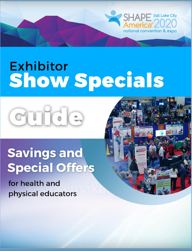 SHAPEAmerica's tweet photo. Our exhibitor show specials guide brings you exclusive offers and discounts 🎴
Even though we could not see each other in person at #SHAPESLC our exhibitors and sponsors have come through with special savings and offers for the community
👉https://t.co/HTXqqYs334 https://t.co/QsUfkBhWKl