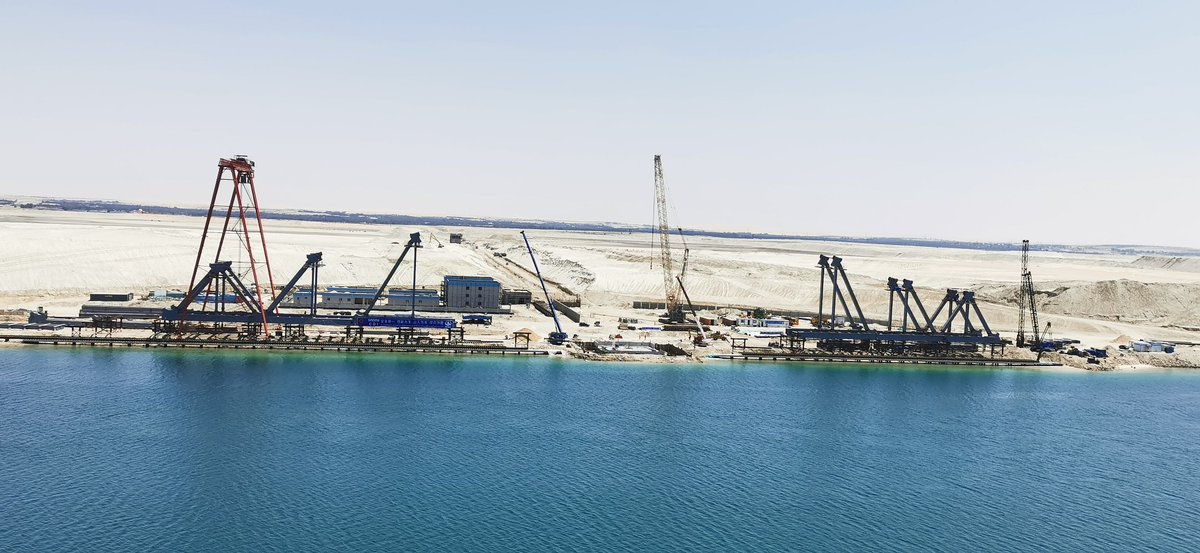 maffeisengineer's tweet image. Maffeis Engineering is proud to share some progress photos of our project, The El Ferdan Railway Bridge, the longest swing bridge in the world with total length of 640 m, crossing the Suez Canal in Egypt.
#MaffeisEngineering #Bridge #Steel #SuezCanal #ElFerdan #SwingBridge